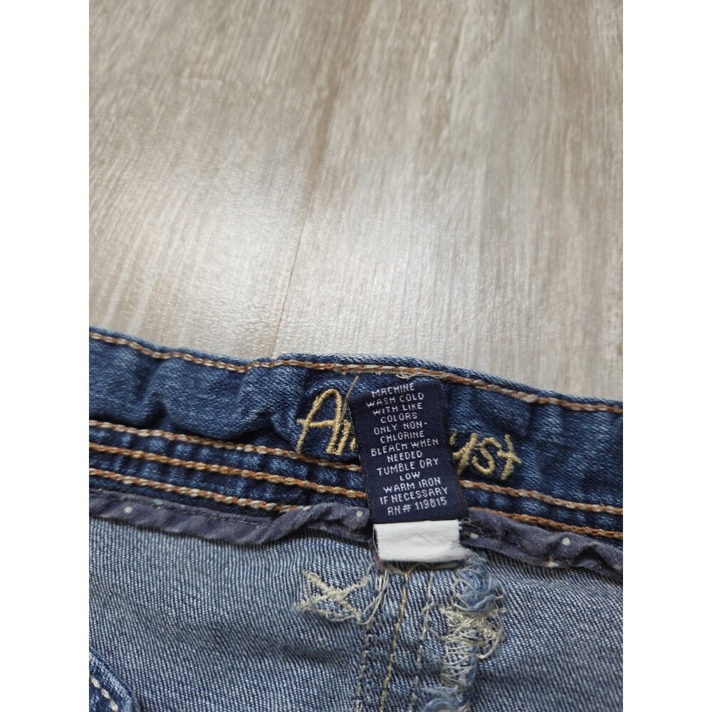 Amethyst Jeans Denim Bermuda Shorts Embellished Sequin Flap Pockets Size 18 EUC - Picture 4 of 9